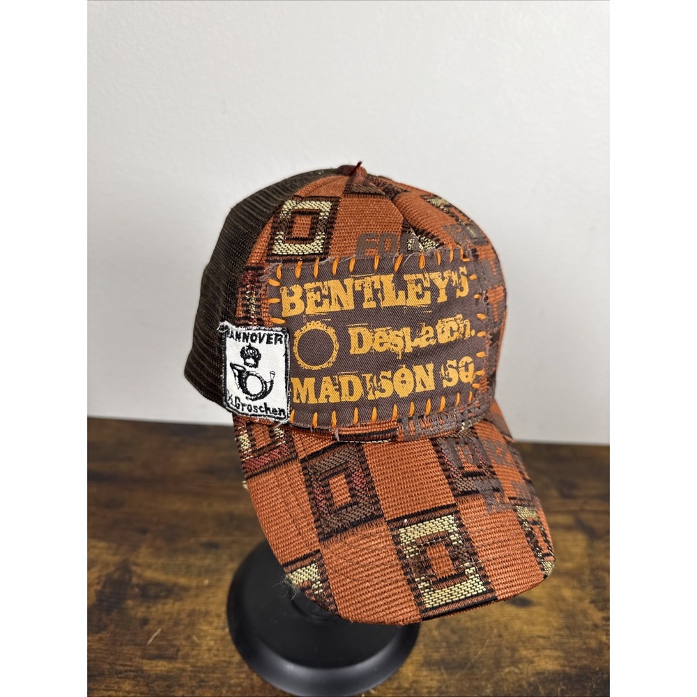 Bombtrax Patchwork Trucker Hat Bentley’s Dispatch Hanover Groschen Japan Y2K Rar